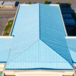 Newly installed roof on a commercial building in Omaha.